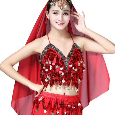 2018 Girls Sexy Sequin Beaded Belly Dance Top Bra Women Costume Clubwear Bollywood Oriental Dancing Outfit 10 Colors
2018 Girls Sexy Sequin Beaded Belly Dance Top Bra Women Costume Clubwear Bollywood Oriental Dancing Outfit 10 Colors