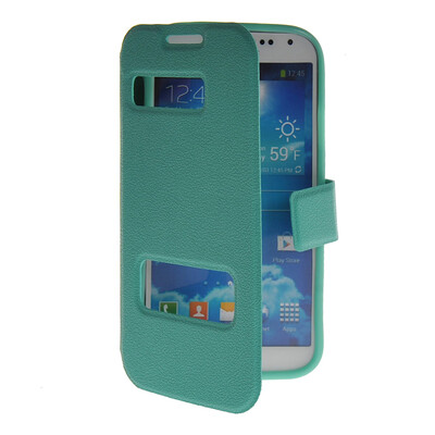 MOONCASE View Window Leather Side Flip Pouch Stand Shell Back ЧЕХОЛ ДЛЯ Samsung Galaxy S4 I9500 Mint Green 
MOONCASE View Window Leather Side Flip Pouch Stand Shell Back ЧЕХОЛ ДЛЯ Samsung Galaxy S4 I9500 Mint Green