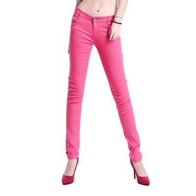 Fashion Women Candy Colors Skinny Pencil Jeans Spring Ladies Sexy Fit Pants Plus Size Casual Trousers
Fashion Women Candy Colors Skinny Pencil Jeans Spring Ladies Sexy Fit Pants Plus Size Casual Trousers