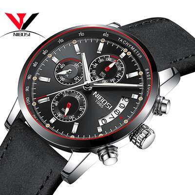 NIBOSI Wrist Watch Leather Belt Men Watch Sports Fashion Luxury Waterproof Quartz Watches Black Clock Male Casual Luminous Hands
NIBOSI Wrist Watch Leather Belt Men Watch Sports Fashion Luxury Waterproof Quartz Watches Black Clock Male Casual Luminous Hands