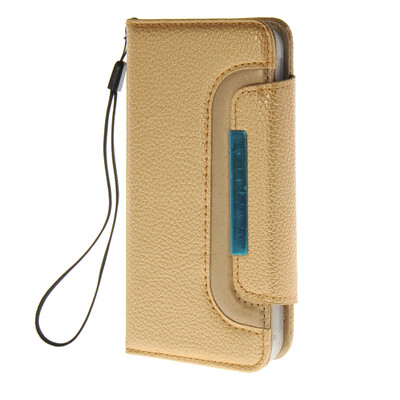 MOONCASE Wrist Strap Multi Purpose Flip Leather Wallet Card Pouch Back Case Cover for Apple iPhone 6 ( 4.7 inch ) Gold
MOONCASE Wrist Strap Multi Purpose Flip Leather Wallet Card Pouch Back Case Cover for Apple iPhone 6 ( 4.7 inch ) Gold