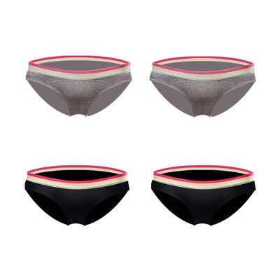 Crab secret 4 piece underwear women cotton sexy breathable ladies underwear triangle underwear black black gray gray M
Crab secret 4 piece underwear women cotton sexy breathable ladies underwear triangle underwear black black gray gray M