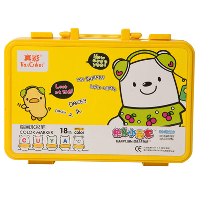 True color (Truecolor) 2646A children painting watercolor pen 18 color / box 2 boxes
True color (Truecolor) 2646A children painting watercolor pen 18 color / box 2 boxes