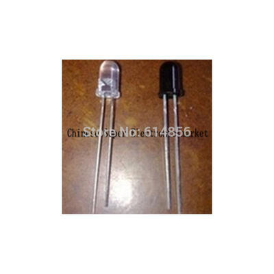 20PCS 5mm 940nm LEDs infrared emitter and IR receiver diodes 301A
20PCS 5mm 940nm LEDs infrared emitter and IR receiver diodes 301A