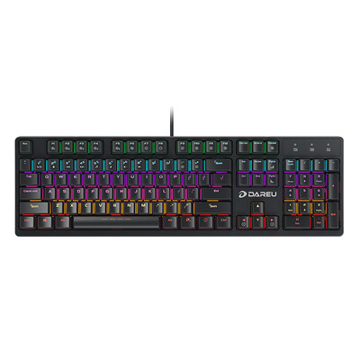 Darwin dareu DK100 104 key game mechanical keyboard black green shaft Jedi to eat chicken weapon
Darwin dareu DK100 104 key game mechanical keyboard black green shaft Jedi to eat chicken weapon
