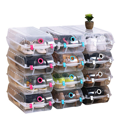 Jing Hui Si Chuang JH0671 transparent shoe box thick plastic clamshell shoe box finishing storage storage box 3 Pack
Jing Hui Si Chuang JH0671 transparent shoe box thick plastic clamshell shoe box finishing storage storage box 3 Pack
