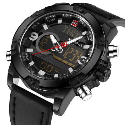 NAVIFORCE Luxury Men LED Sports Watches Mens Army Military Leather Strap Wrist Watch Quartz Clock Relogio Masculino
NAVIFORCE Luxury Men LED Sports Watches Mens Army Military Leather Strap Wrist Watch Quartz Clock Relogio Masculino