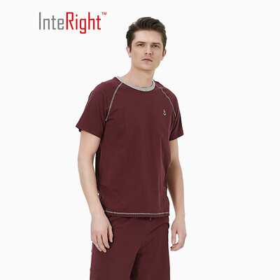 INTERIGHT home service mens cotton short-sleeved raglan sleeves casual home service suit wine red XL
INTERIGHT home service mens cotton short-sleeved raglan sleeves casual home service suit wine red XL