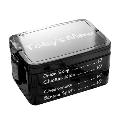 Jingdong Supermarket Ou Runzhe 19L double handle Japanese brunch portable lunch box black
Jingdong Supermarket Ou Runzhe 19L double handle Japanese brunch portable lunch box black