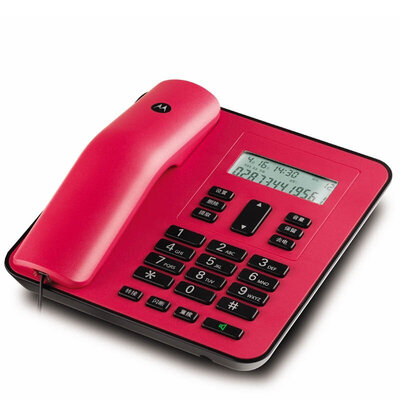 Motorola (Motorola) CT310C fixed corded telephone base machine caller ID display free battery large screen European fashion office business home cable machine (white
Motorola (Motorola) CT310C fixed corded telephone base machine caller ID display free battery large screen European fashion office business home cable machine (white