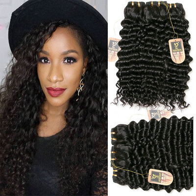 YAVIDA Hair Brazilian Curly Virgin Hair 3 Bundles Brazilian Deep wave 7A Unprocessed Virgin Hair Brazilian Deep Wavy Human Hair We
YAVIDA Hair Brazilian Curly Virgin Hair 3 Bundles Brazilian Deep wave 7A Unprocessed Virgin Hair Brazilian Deep Wavy Human Hair We
