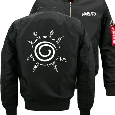 Uzumaki Naruto Bomber Flight Flying Jacket Winter thicken Warm Zipper Men Jackets Anime Mens Casual Coat 
Uzumaki Naruto Bomber Flight Flying Jacket Winter thicken Warm Zipper Men Jackets Anime Mens Casual Coat