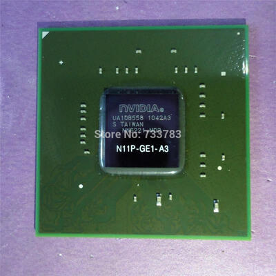 1pcs/lot NVIDIA N11P-GE1-A3 100% new Lead-free solder ball Ensure original not refurbished or teardown
1pcs/lot NVIDIA N11P-GE1-A3 100% new Lead-free solder ball Ensure original not refurbished or teardown