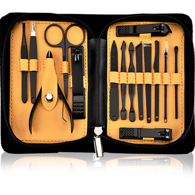 For the nail scissors set yellow lining black accessories 15 sets of gifts to send family to send friends gifts German quality
For the nail scissors set yellow lining black accessories 15 sets of gifts to send family to send friends gifts German quality