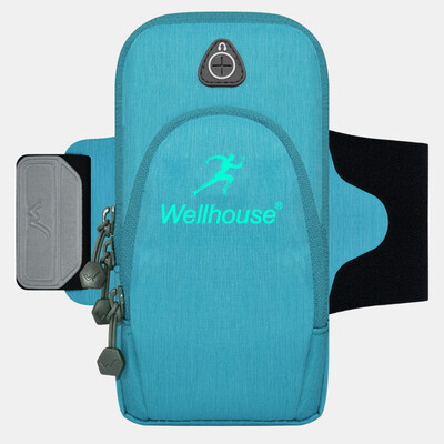WELLHOUSE detachable mobile phone arm bag running arm with 6 inches men&women sports fitness riding arm bag peacock blue A
WELLHOUSE detachable mobile phone arm bag running arm with 6 inches men&women sports fitness riding arm bag peacock blue A