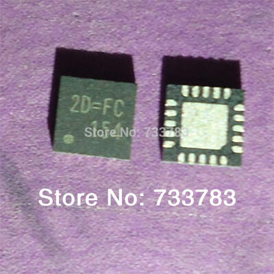 5pcs/lot RICHTEK RT8230CGQW RT8230C (2D=FC 2D=EF 2D=...) QFN-20 Dual-Channel Synchronous DC/DC Step-Down Controller with 5V/3.3V LDOs
5pcs/lot RICHTEK RT8230CGQW RT8230C (2D=FC 2D=EF 2D=...) QFN-20 Dual-Channel Synchronous DC/DC Step-Down Controller with 5V/3.3V LDOs