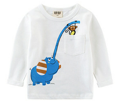 2018 boys spring & autumn long-sleeves T-shirt children T-shirt cartoon printed bottom
2018 boys spring & autumn long-sleeves T-shirt children T-shirt cartoon printed bottom