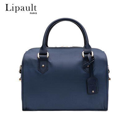 Lipault handbag casual fashion Boston bag solid color shoulder slung ladies bag P6669004 piano black
Lipault handbag casual fashion Boston bag solid color shoulder slung ladies bag P6669004 piano black