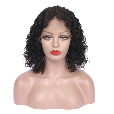 T-top Hair Virgin Human Hair Lace Front Wig Short Bob Deep Curly Human Hair Wig Pre Plucked Swiss Lace Natural Black With Natural
T-top Hair Virgin Human Hair Lace Front Wig Short Bob Deep Curly Human Hair Wig Pre Plucked Swiss Lace Natural Black With Natural