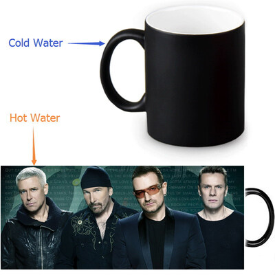 U2 Rock Band 350ml / 12oz Heat Reveal Mug Color Change Чашка кофе Чувствительные морфинг-кружки Волшебная чашка для чайных чашек
U2 Rock Band 350ml / 12oz Heat Reveal Mug Color Change Чашка кофе Чувствительные морфинг-кружки Волшебная чашка для чайных чашек