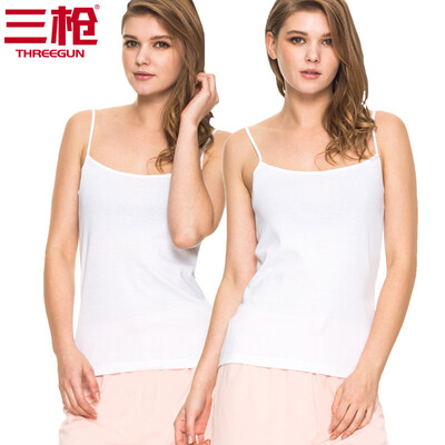 Three guns cotton ladies slings skin rib stretch cotton solid color sling vest 2 pcs white white L
Three guns cotton ladies slings skin rib stretch cotton solid color sling vest 2 pcs white white L