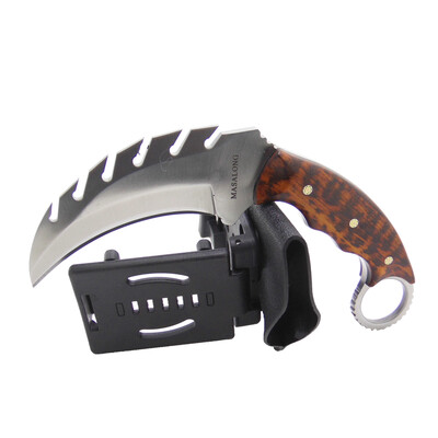 Masalong Unicorn blackwhite Shuangsha Series Claw knife