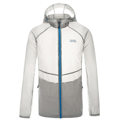 Camel outdoor skin clothing male&female models skin windbreaker thin sports jacket male P6S214707 light blue M
Camel outdoor skin clothing male&female models skin windbreaker thin sports jacket male P6S214707 light blue M