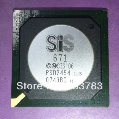 1pcslot SIS671 integrated chipset 100 new Lead-free solder ball Ensure original not refurbished or teardown
1pcslot SIS671 integrated chipset 100 new Lead-free solder ball Ensure original not refurbished or teardown