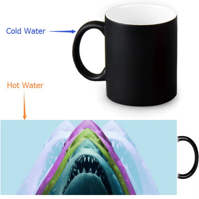 Jaws Shark 350ml12oz Heat Reveal Mug Color Change Coffee Cup Sensitive Morphing Mugs Magic Mug Milk Tea Cups
Jaws Shark 350ml12oz Heat Reveal Mug Color Change Coffee Cup Sensitive Morphing Mugs Magic Mug Milk Tea Cups