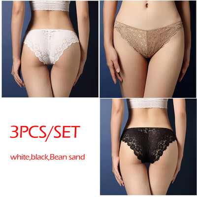 Lace Hollow Low-Rise Panties For Women Brief Sexy Ultra-thin Underwear Girl Seamless Breathable Panties
Lace Hollow Low-Rise Panties For Women Brief Sexy Ultra-thin Underwear Girl Seamless Breathable Panties