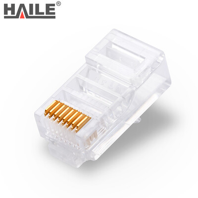 Haile HT-5A Super five unshielded gold-plated network RJ45 crystal head cable connector 100 1 Packing
Haile HT-5A Super five unshielded gold-plated network RJ45 crystal head cable connector 100 1 Packing