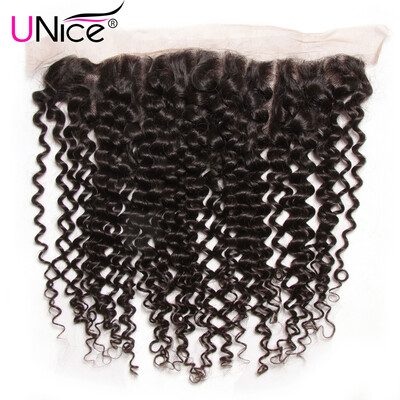 UNice Hair Company 13"x4" Malaysian Curly Hair Lace Frontal 10-20 Inches 1 Piece Ear to Ear Free Part Closure Virgin Human Hair Fr
UNice Hair Company 13"x4" Malaysian Curly Hair Lace Frontal 10-20 Inches 1 Piece Ear to Ear Free Part Closure Virgin Human Hair Fr