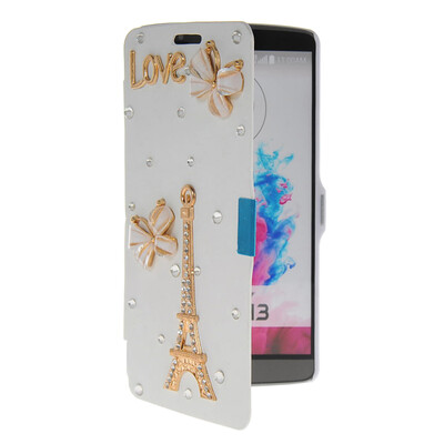 MOONCASE Bling Rhinestone Crystal Ultre Slim Leather Side Flip Wallet Shell Back ЧЕХОЛ ДЛЯ LG G3 White
MOONCASE Bling Rhinestone Crystal Ultre Slim Leather Side Flip Wallet Shell Back ЧЕХОЛ ДЛЯ LG G3 White