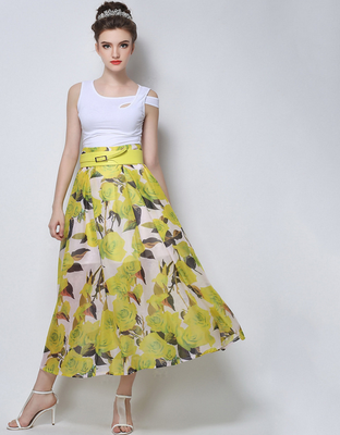 Lovaru ™Chiffon skirts Europe station 2015 summer new fashion style big skirt dress
Lovaru ™Chiffon skirts Europe station 2015 summer new fashion style big skirt dress
