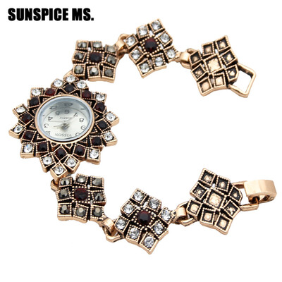 Vintage Turkish Women Square Bangle Watch Antique Gold Color Resin Bracelet Cuff Wrist Watch National Style Jewelry Period-Style
Vintage Turkish Women Square Bangle Watch Antique Gold Color Resin Bracelet Cuff Wrist Watch National Style Jewelry Period-Style