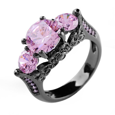 Aiyaya Size 678910 Women Fashion Jewelry 10KT Black Gold Filled Pink Zircon Stone Ring High Quality
Aiyaya Size 678910 Women Fashion Jewelry 10KT Black Gold Filled Pink Zircon Stone Ring High Quality