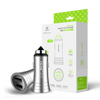 ESCASE car charger car charger cigarette lighter 31A fast charge dual USB Android ios fully compatible with all brands of data line aluminum alloy to create CC09 amber gold
ESCASE car charger car charger cigarette lighter 31A fast charge dual USB Android ios fully compatible with all brands of data line aluminum alloy to create CC09 amber gold