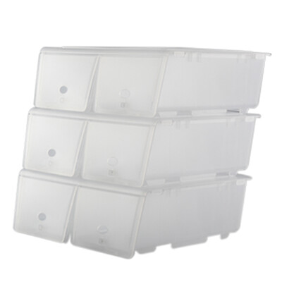 NetEase carefully selected black pineapple PP clamshell double storage shoe box combination transparent shoe box front open stackable storage box storage box 6 Pack
NetEase carefully selected black pineapple PP clamshell double storage shoe box combination transparent shoe box front open stackable storage box storage box 6 Pack