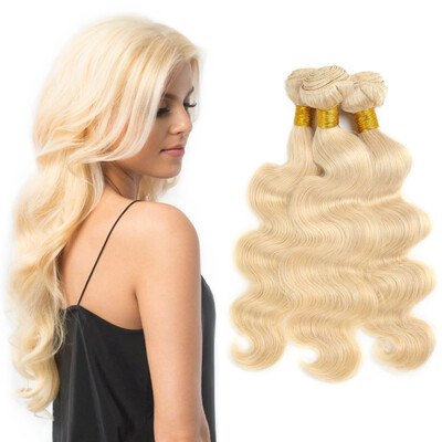 Brazilian Body Wave 613 Blonde Hair 100 Human Hair 3 Bundles Remy Hair Extension Machine Double Weft Hair Weaving
Brazilian Body Wave 613 Blonde Hair 100 Human Hair 3 Bundles Remy Hair Extension Machine Double Weft Hair Weaving
