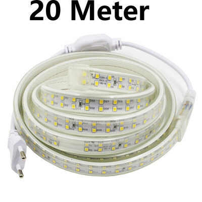 AC 220V double row led light Led Strip 2835 180LedsM IP67 Waterproof With EU Power Adapter Flexible LED Tape Ribbon 1M 2M 3M 5M
AC 220V double row led light Led Strip 2835 180LedsM IP67 Waterproof With EU Power Adapter Flexible LED Tape Ribbon 1M 2M 3M 5M