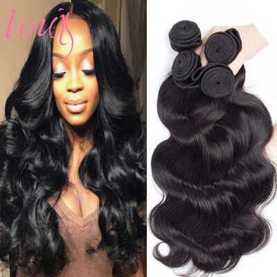 Brazilian Virgin Hair Body Wave 4pcs lot Unprocessed Human Hair Weave Body Wave Brazilian Hair Bundles 1B Color
Brazilian Virgin Hair Body Wave 4pcs lot Unprocessed Human Hair Weave Body Wave Brazilian Hair Bundles 1B Color