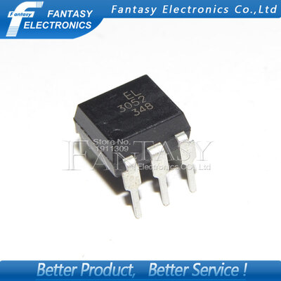 100PCS EL3052 DIP6 MOC3052 DIP new and original IC free shipping