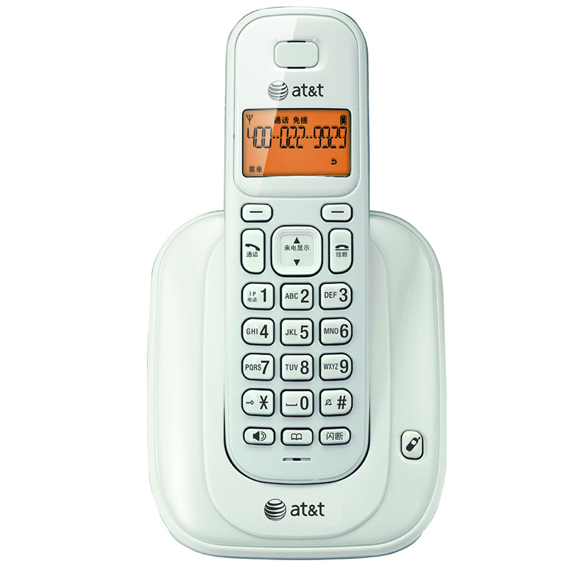 AT & T EL31109W upgraded digital cordless telephone base machine stand-alone hands-free call backlight Chinese standby home office fixed wireless phone white
AT & T EL31109W upgraded digital cordless telephone base machine stand-alone hands-free call backlight Chinese standby home office fixed wireless phone white