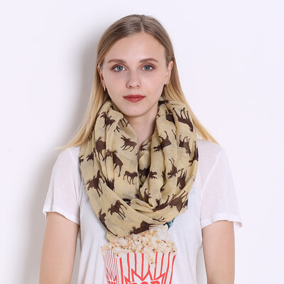 Шарфы для женщин Voile Infinity Collar Кольцо Шарф Оленьей шкуры Печать Роскошные марлевые шарфы JeouLy Echarpes Foulards Femme
Шарфы для женщин Voile Infinity Collar Кольцо Шарф Оленьей шкуры Печать Роскошные марлевые шарфы JeouLy Echarpes Foulards Femme