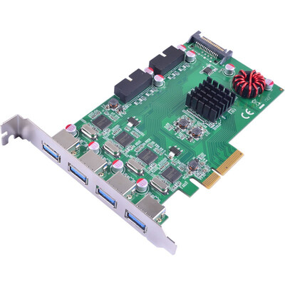 Konjac MOGE MC2026 PCIEx4 to 8-port USB30 four-port independent channel expansion card industrial camera 20Gbps high-speed transmission 
Konjac MOGE MC2026 PCIEx4 to 8-port USB30 four-port independent channel expansion card industrial camera 20Gbps high-speed transmission