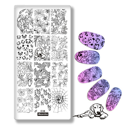 Animal Snake Design Nail Stamping Plate Cute Cat Dog Nail Art Stamp Image Template Stencil Stamping Polish DIY Tool C38
Animal Snake Design Nail Stamping Plate Cute Cat Dog Nail Art Stamp Image Template Stencil Stamping Polish DIY Tool C38