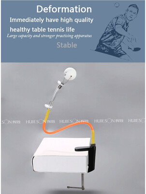 Variable PingPong Table Clip Table Tennis Ball Scouring Device Trainer Practice of Attacking the Ball Serving Machine
Variable PingPong Table Clip Table Tennis Ball Scouring Device Trainer Practice of Attacking the Ball Serving Machine