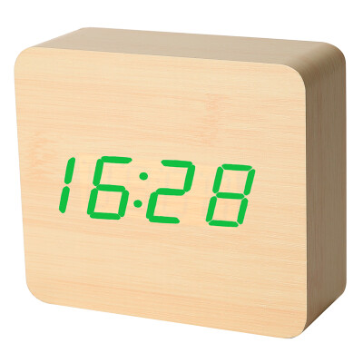 Compas Compas Alarm Clock Creative Alarm Control Electronic Clock LED Night Light Silence Temperature Wood Clock HX-0813 Bamboo Wood Red Word
Compas Compas Alarm Clock Creative Alarm Control Electronic Clock LED Night Light Silence Temperature Wood Clock HX-0813 Bamboo Wood Red Word