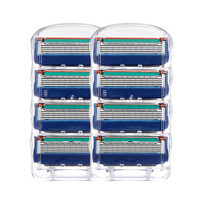 8PCS совместимых людей бритья Blade 5 слоев высокого качества
8PCS совместимых людей бритья Blade 5 слоев высокого качества