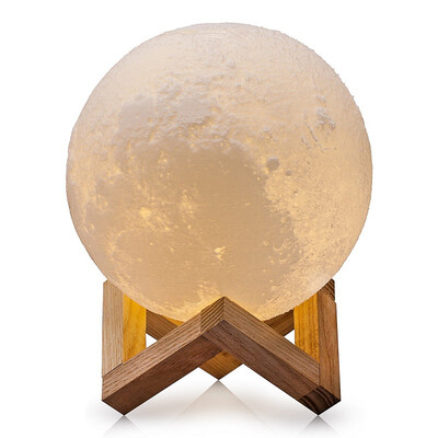 Full Moon Lamp LED 3D Printing USB Rechargeable Stepless Dimmable Night Light Touch Sensor
Full Moon Lamp LED 3D Printing USB Rechargeable Stepless Dimmable Night Light Touch Sensor